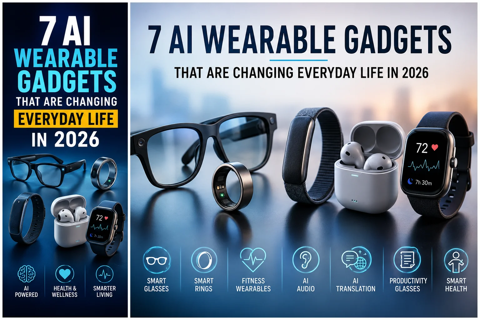 Read more about the article 7 AI Wearable Gadgets Changing Everyday Life in 2026