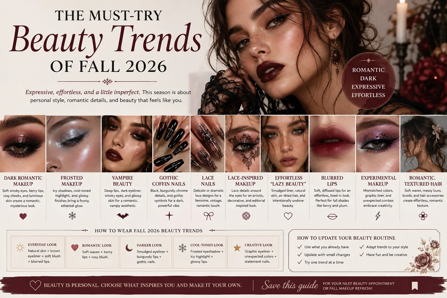 Read more about the article  The Must-Try Beauty Trends of Fall 2026